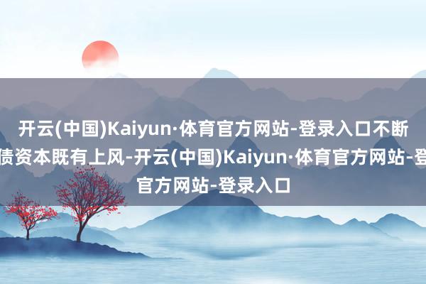 开云(中国)Kaiyun·体育官方网站-登录入口不断安定欠债资本既有上风-开云(中国)Kaiyun·体育官方网站-登录入口