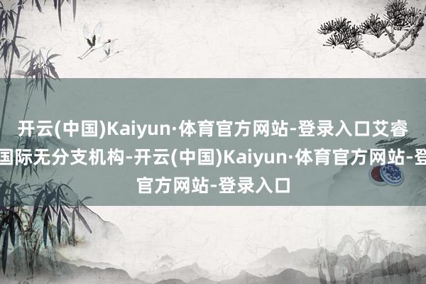 开云(中国)Kaiyun·体育官方网站-登录入口艾睿光电在国际无分支机构-开云(中国)Kaiyun·体育官方网站-登录入口