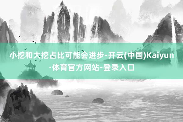 小挖和大挖占比可能会进步-开云(中国)Kaiyun·体育官方网站-登录入口