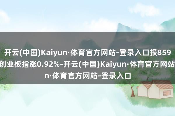 开云(中国)Kaiyun·体育官方网站-登录入口报8597.17点；创业板指涨0.92%-开云(中国)Kaiyun·体育官方网站-登录入口